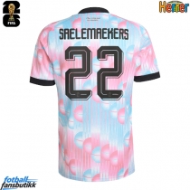 Belgia Alexis Saelemaekers #22 Bortedrakt VM 2026 Kortermet
